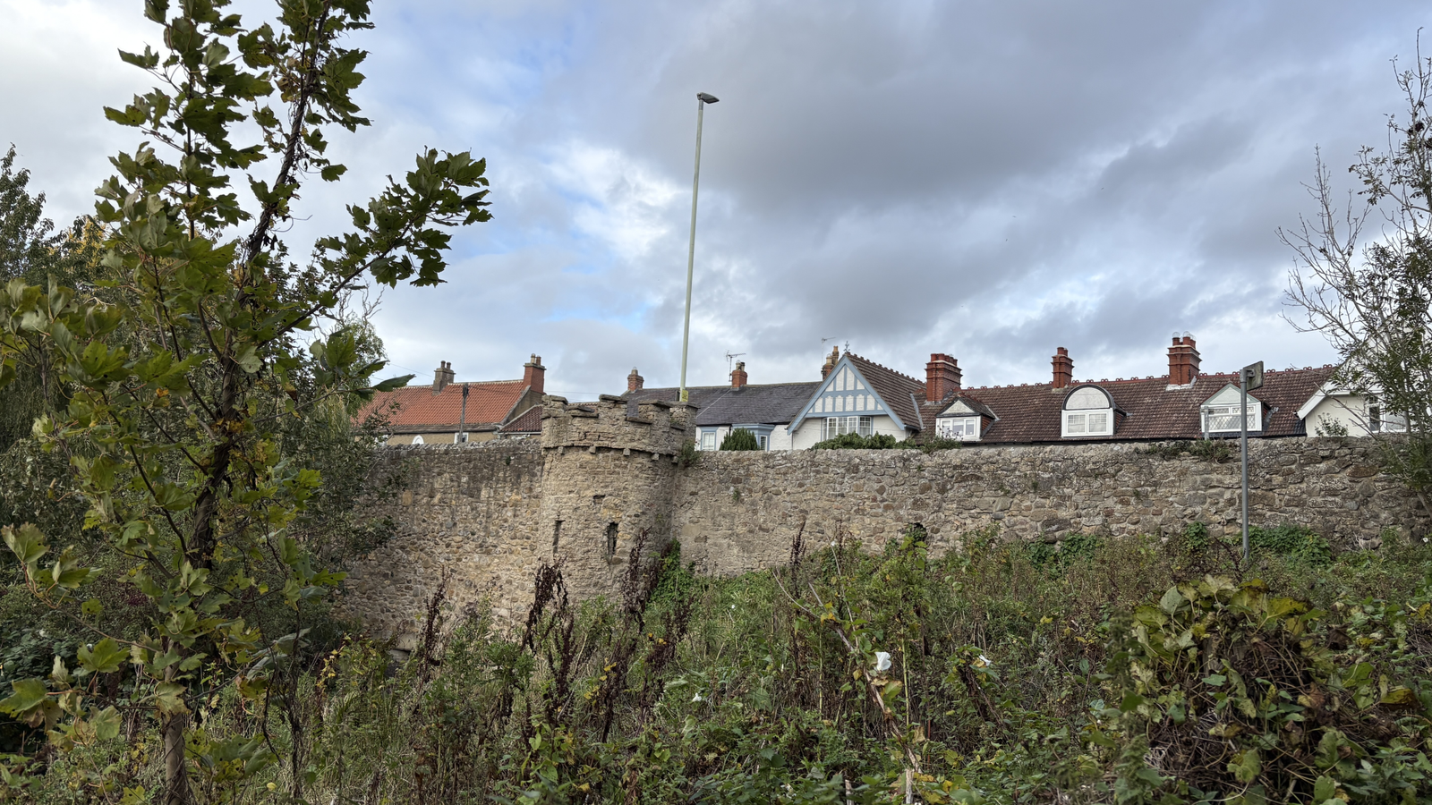 High Coniscliffe from the public footpath towards the river